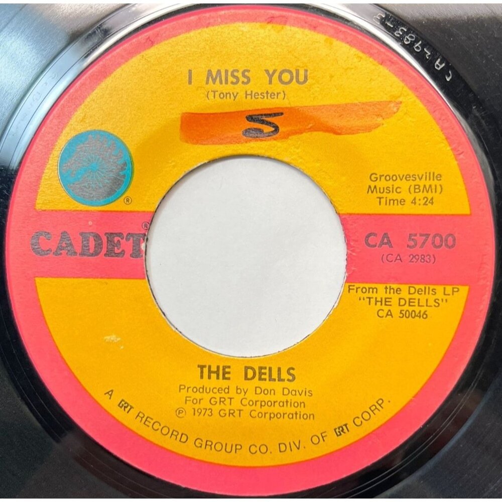 The Dells I Miss You / Dont Make Me a Storyteller 45 Vinyl 70s Funk Soul VG+